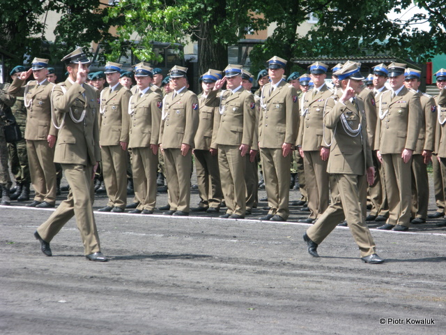 Przegląd pododdziałów.