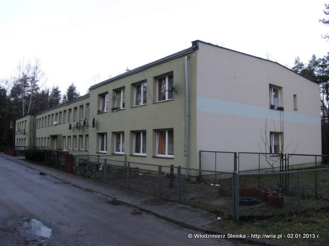 Budynek koszarowy. Budynek koszarowy.