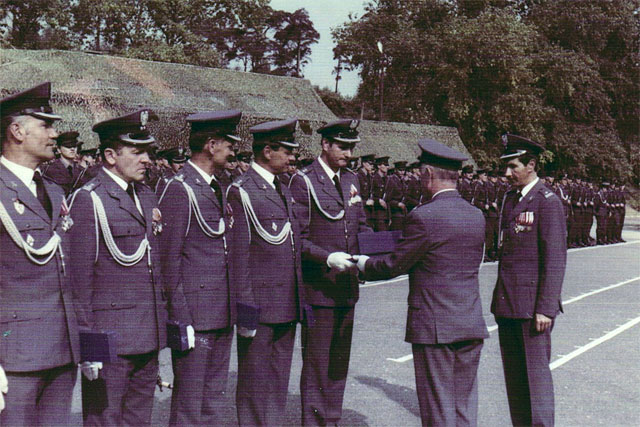 Uroczysty apel w sztabie 4. BR OPK.