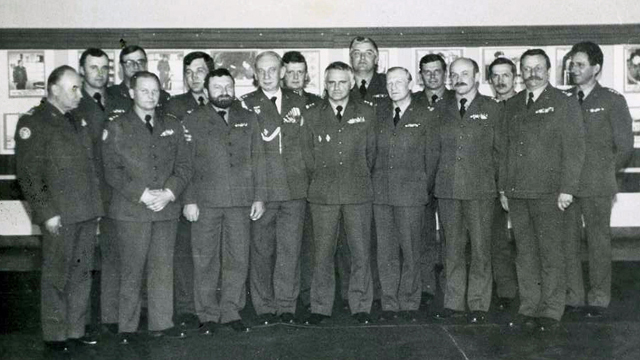 Dowództwo 26. BR OP i dowódcy dywizjonów 26 BR OP – Gryfice – 1989 r.