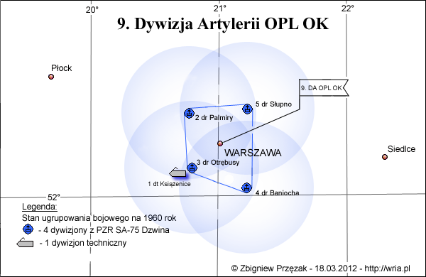 1 dt OP w ugrupowaniu 9. DA OPL OK Warszawa.