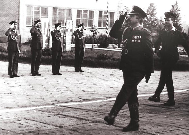 Wrzesień 1980 r. Przekazanie obowiązków dowódcy 61 dr OP. Wrzesień 1980 r. Przekazanie obowiązków dowódcy 61 dr OP.