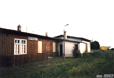 Stacja kolejowa Drygały.