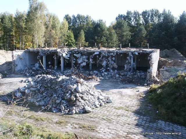Magazyn rakiet na strefie “B” 63. dr OP m. Nadarzyn-Rusiec