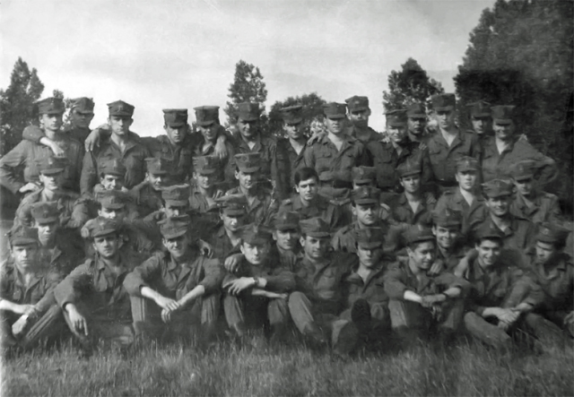 Kompania szkolna 79. pr OP – Trzcielin – Stęszew 1987 rok.