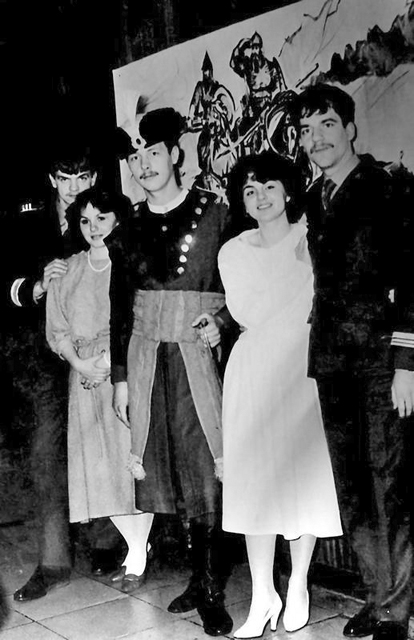 Bal Podchorążego w WSO WOPL ? III rok studiów ? 30.11.1984 rok.