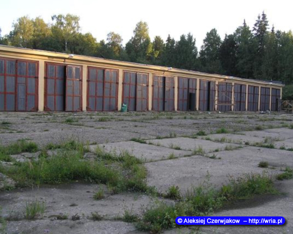 Stanowisko nr 11a bazy rakietowej S-25 do przechowywania gotowych rakiet.