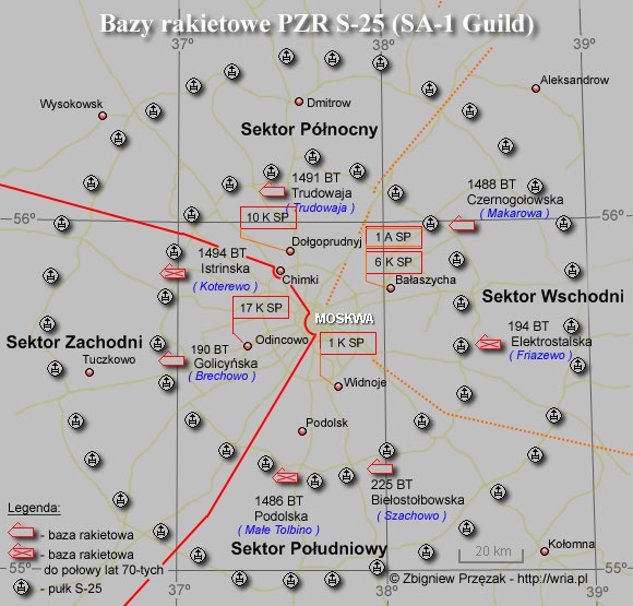 Bazy rakietowe S-25 (SA-1 Guild)