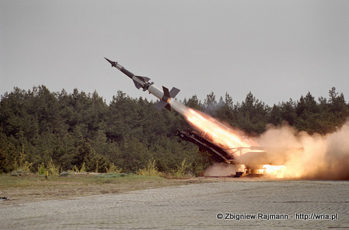 Start rakiety PZR S-125M Newa