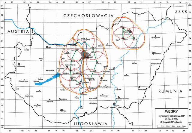 Dywizjony rakietowe OP Węgier w 1972 roku. Dywizjony rakietowe OP Węgier w 1972 roku.