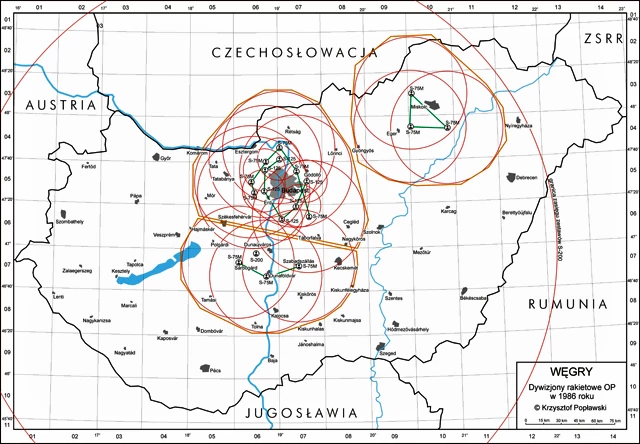 Dywizjony rakietowe OP Węgier w roku 1986. Dywizjony rakietowe OP Węgier w roku 1986.