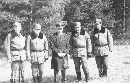 Pożegnanie odchodzącego do rezerwy ppłk. Kazimierza RECA dowódcy 22. dr OP. Pożegnanie odchodzącego do rezerwy ppłk. Kazimierza RECA dowódcy 22. dr OP.