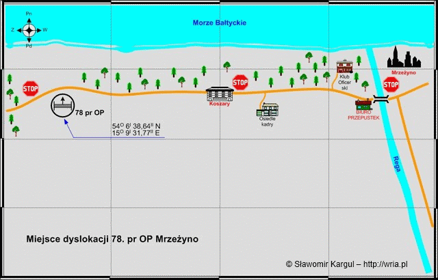 Miejsce dyslokacji 78. pułku rakietowego OP. Miejsce dyslokacji 78. pułku rakietowego OP.