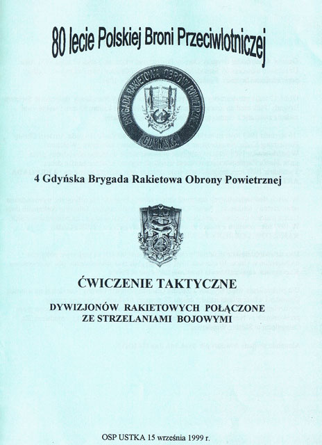 Informator dla obserwatorów strzała poligonowych 4. GBR OP w Ustce. Informator dla obserwatorów strzała poligonowych 4. GBR OP w Ustce.